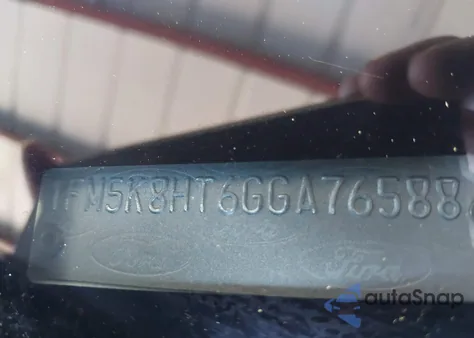 2016 Ford Explorer Platinum from USA, damaged, VIN 1FM5K8HT6GGA76588